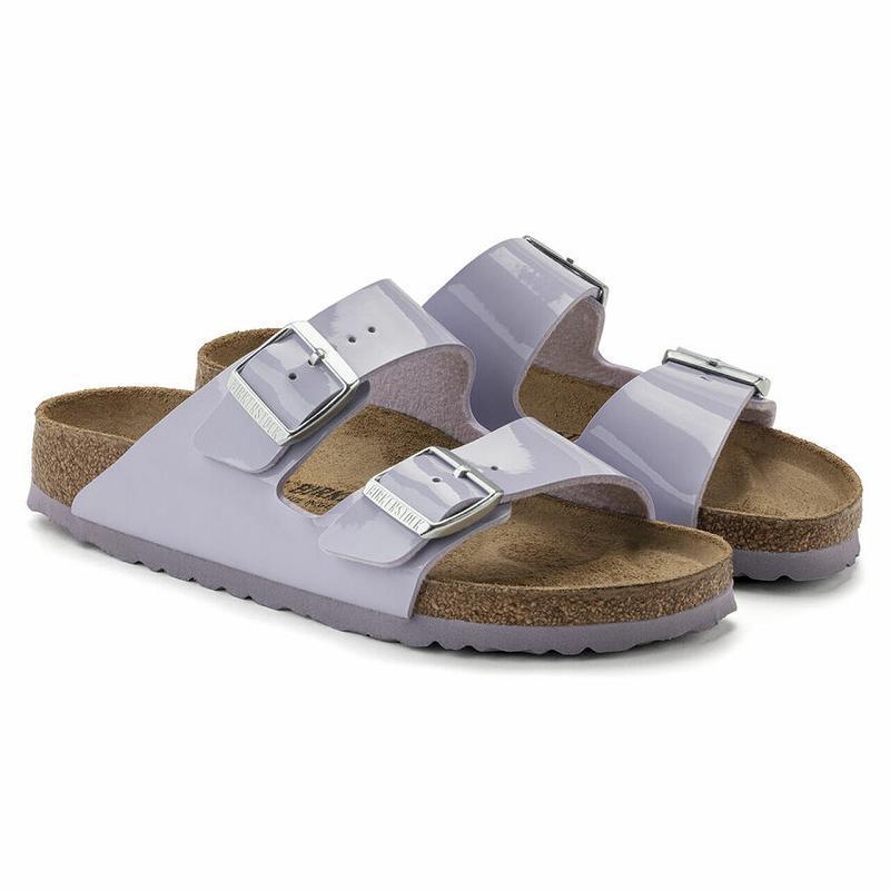 Birkenstock Lak Birko Flor Arizona Dame Lilla | DK 57ILH